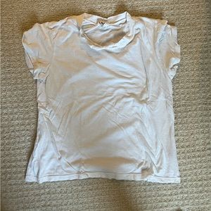 Cool ripped shirt at neck, size medium